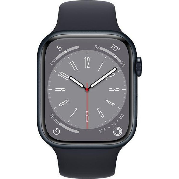 Apple Watch Series 8 GPS 45mm Midnight Aluminum Case w. Midnight Sport Band (MNP13, MNUL3) б/у